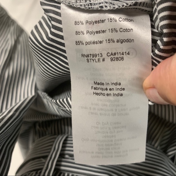 Motherhood Maternity Nursing Wrap Tunic Striped - Picture 9 of 9